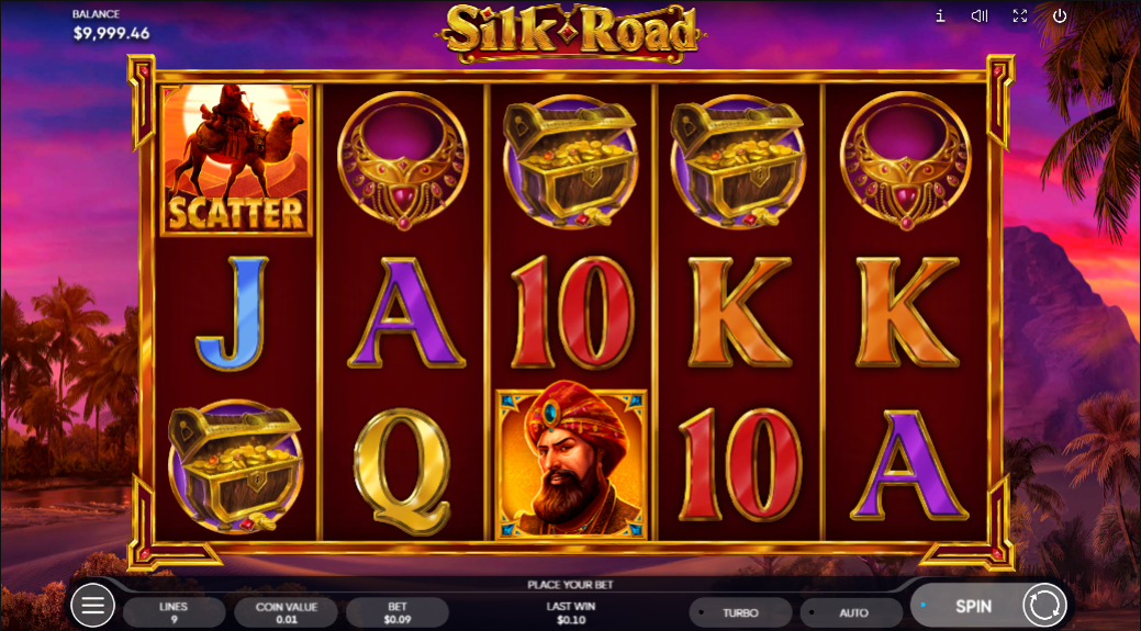 silk road slot online