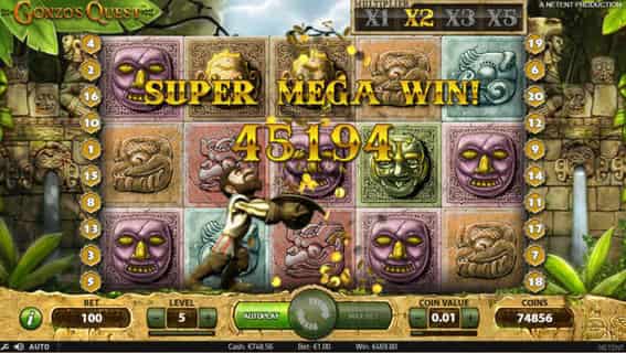 gonzos quest slot wideo